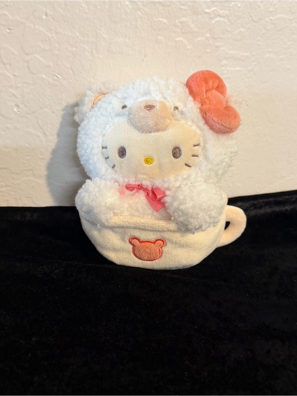 GUND Sanrio Official cute Hello Kitty Café Latte Teddy Bear Plush 6” 2025
